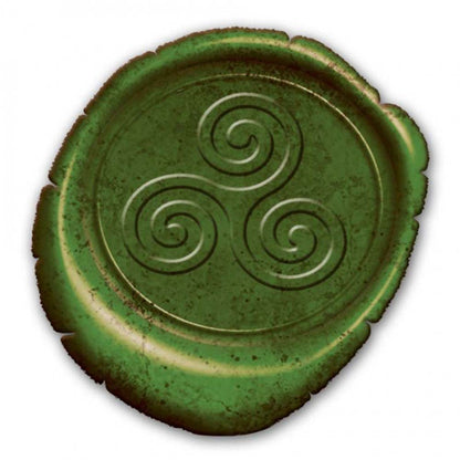 Celtic Sealing Wax (Green with Triskele Stamp)