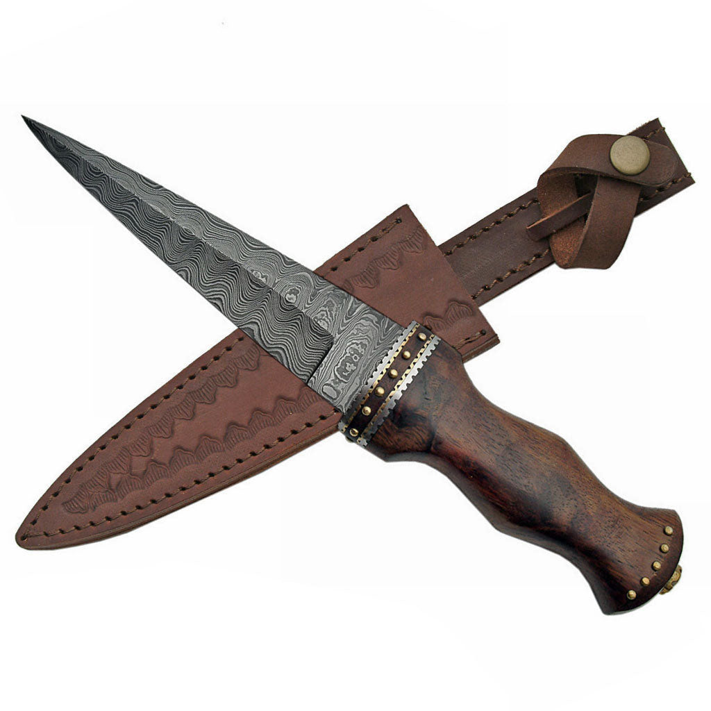 Rosewood Damascus Athame