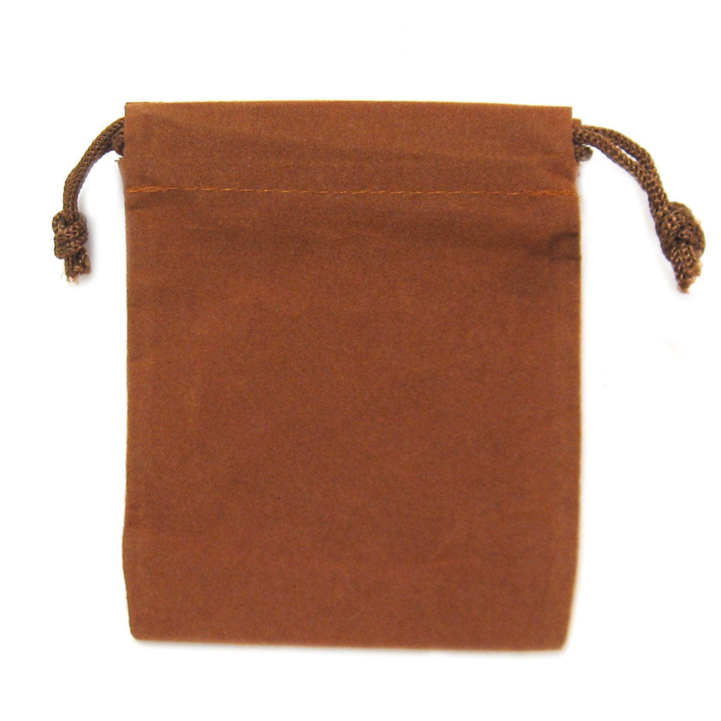 Brown Velveteen Bag (3x4 Inches)