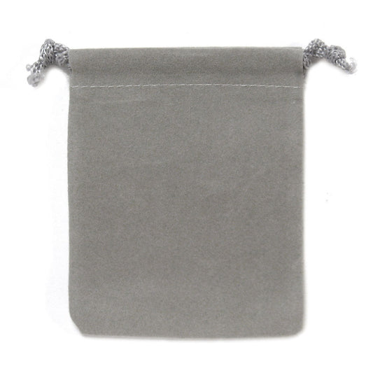 Gray Velveteen Bag (3x4 Inches)