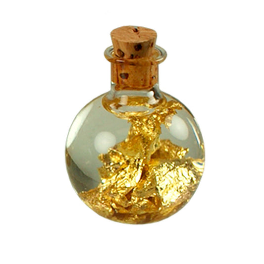 Gold Flakes in Mini Bottle