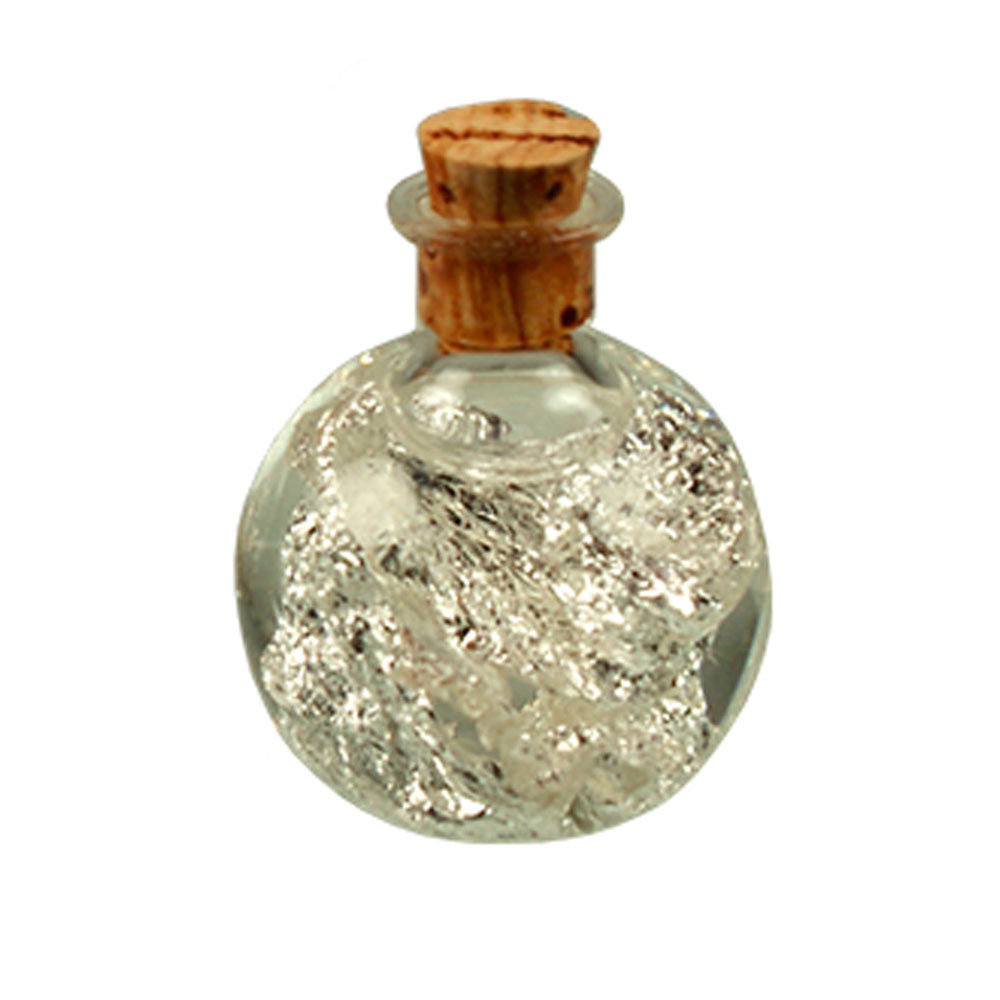 Silver Flakes in Mini Bottle