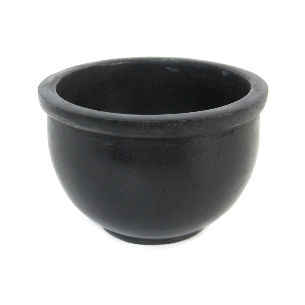 Black Stone Scrying Bowl (3 Inches)