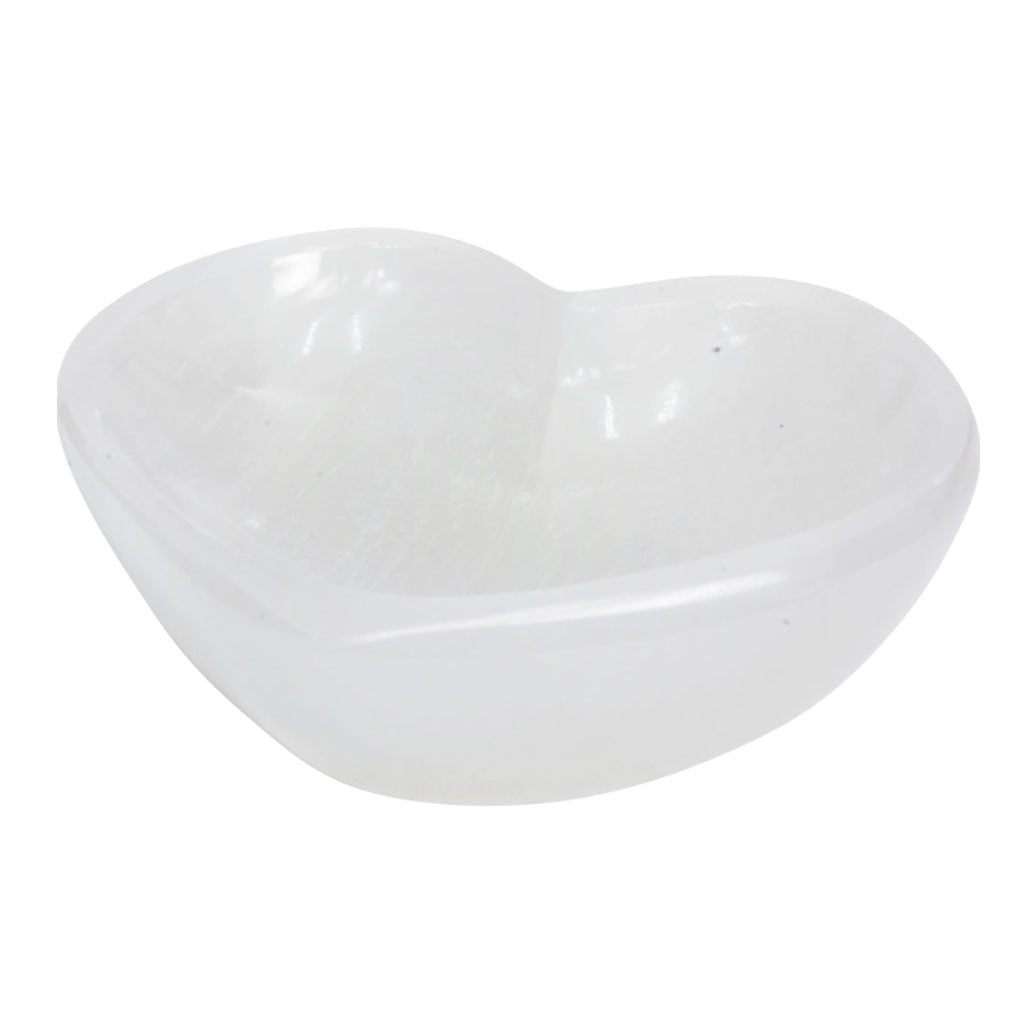 Selenite Heart Bowl