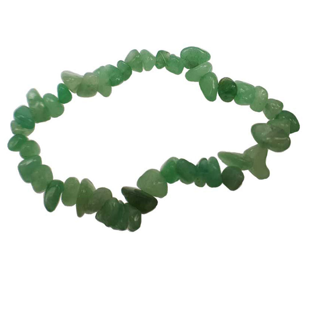 Green Aventurine Chip Bracelet