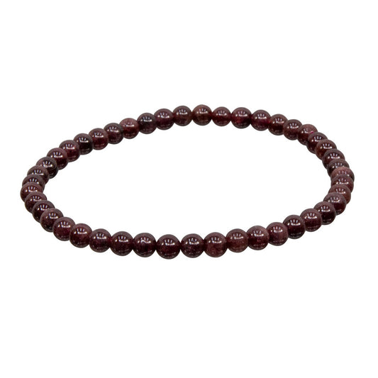 Garnet Bracelet (4mm)