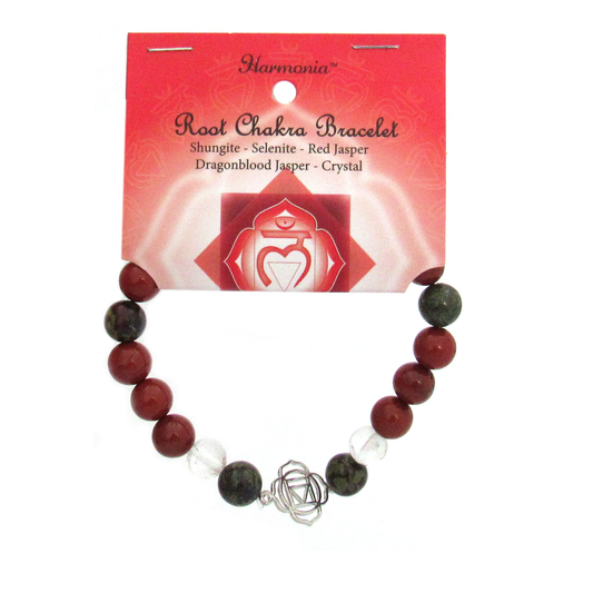 Root Chakra Gemstone Bracelet (8mm)