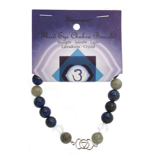 Third Eye Chakra Gemstone Bracelet (8mm)