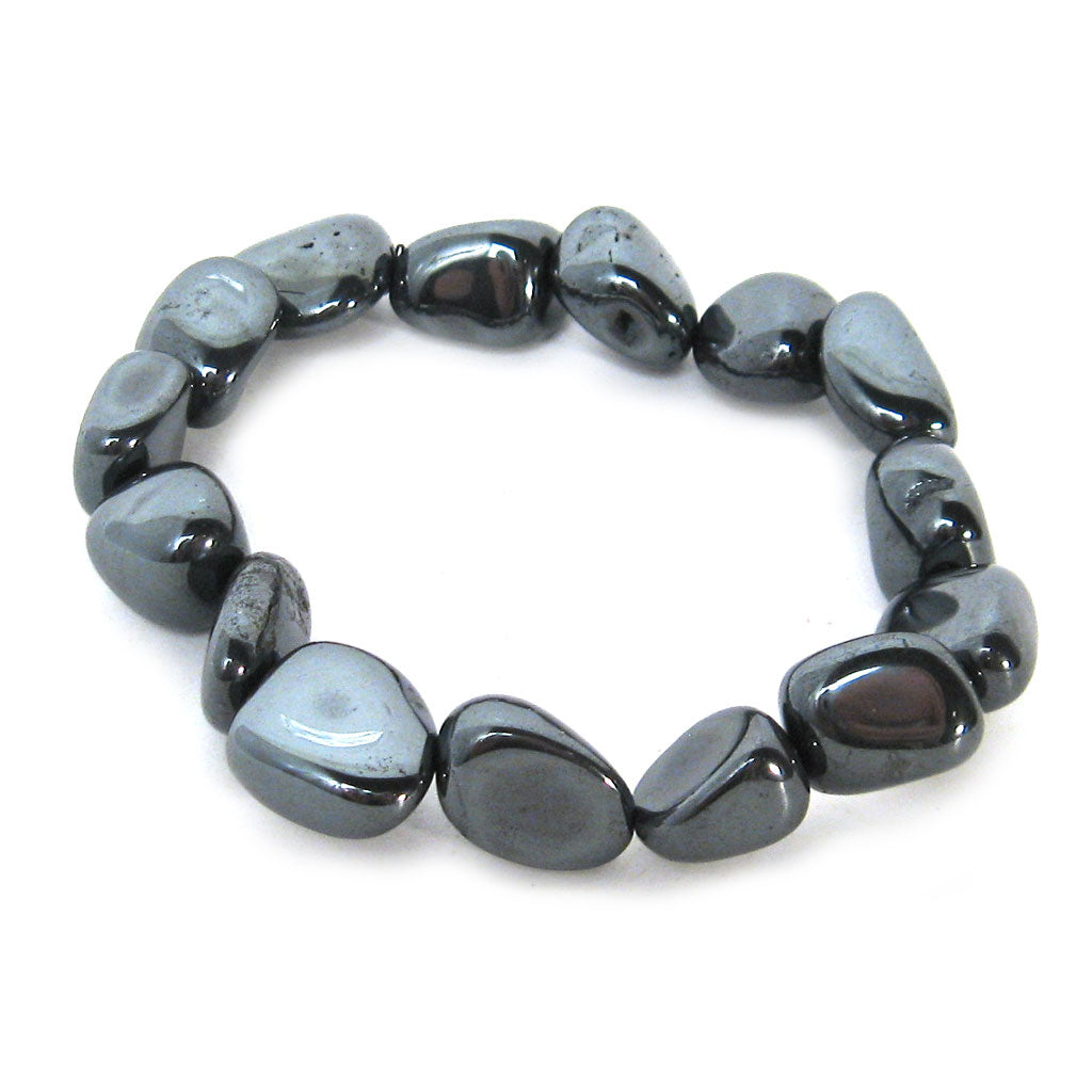 Tumbled Hematite Bracelet