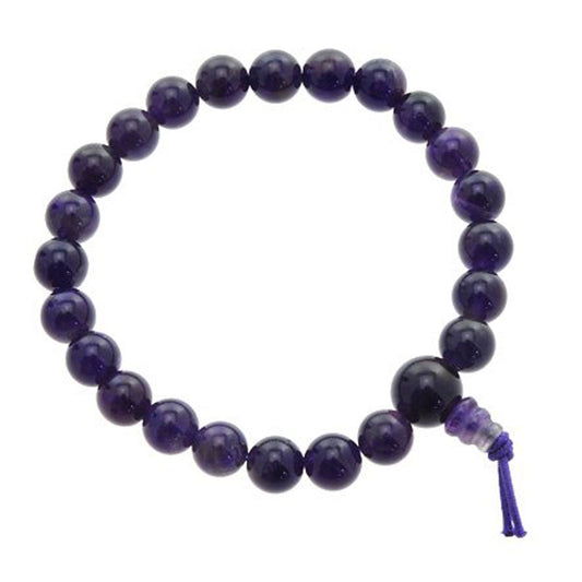 Amethyst Power Bead Bracelet