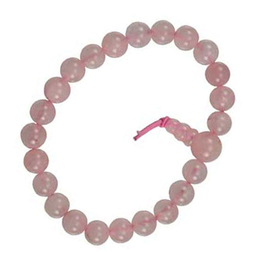 Rose Quartz Power Bead Bracelet