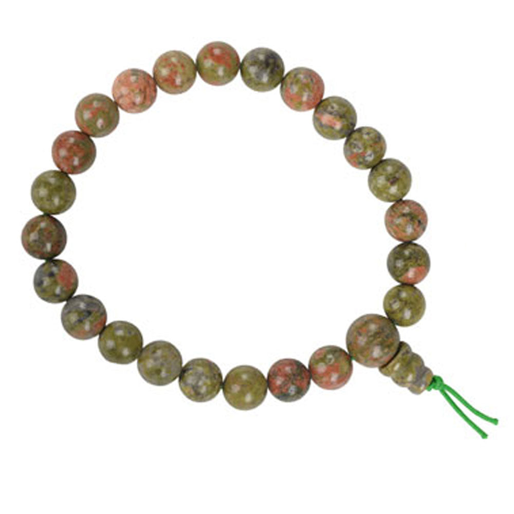 Unakite Power Bead Bracelet