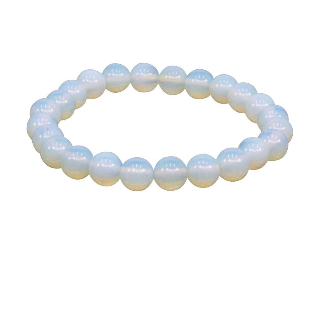 Opalite Round Bead Bracelet (8mm)