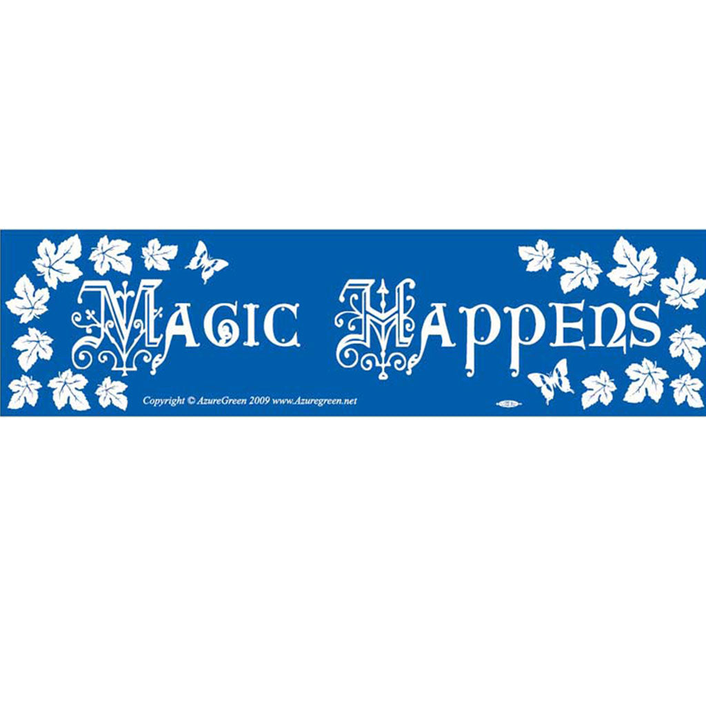 Magic Happens Bumper Sticker