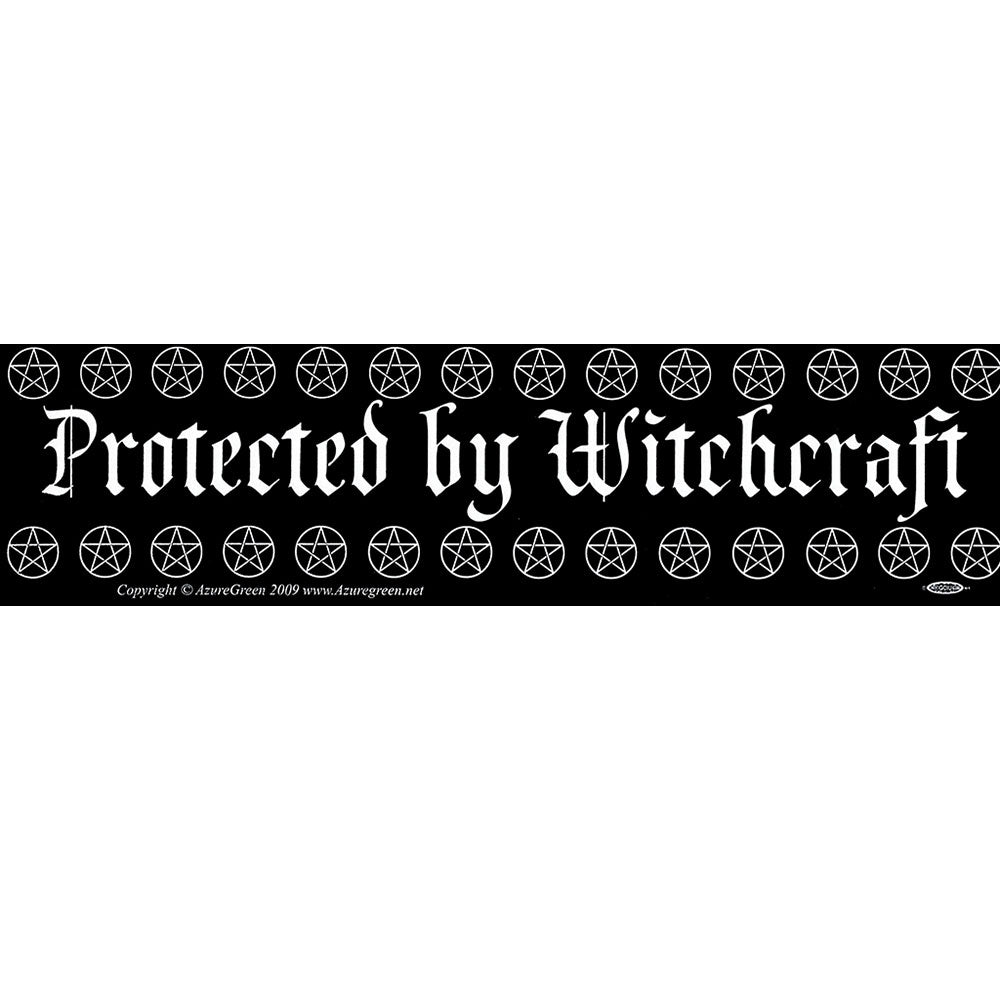 Protected by Witchcraft Bumper Sticker