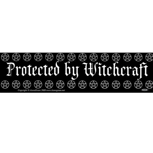 Protected by Witchcraft Bumper Sticker