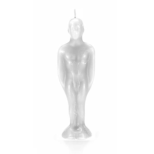 Male Figure Ritual Candle (White)