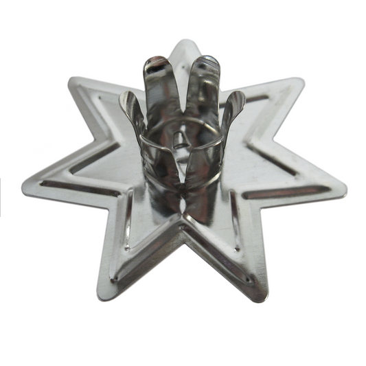 Silver Fairy Star Chime Candle Holder