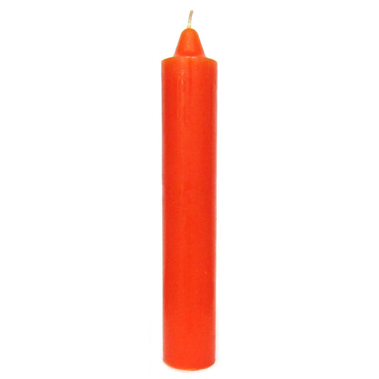 Orange Jumbo Pillar Candle (9 Inches)