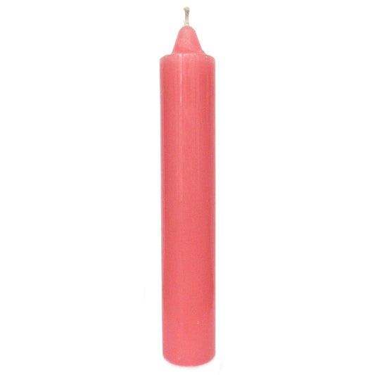 Pink Jumbo Pillar Candle (9 Inches)