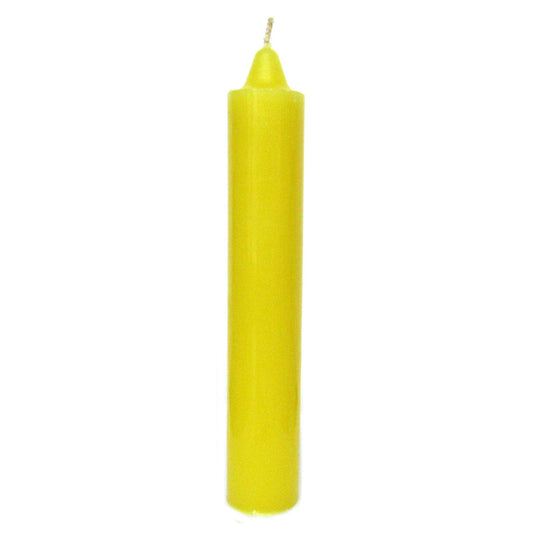 Yellow Jumbo Pillar Candle (9 Inches)