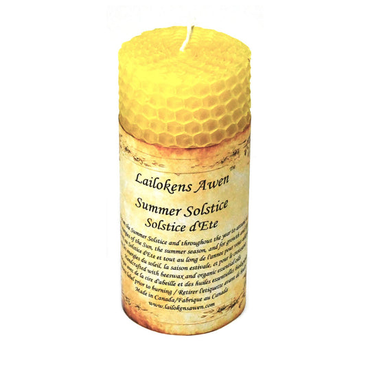 Summer Solstice Altar Candle by Lailokens Awen