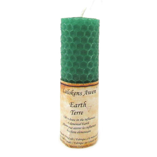 Earth Elemental Candle by Lailokens Awen