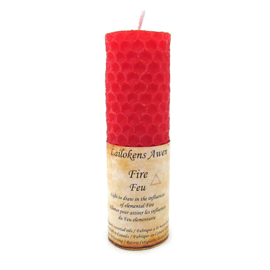 Fire Elemental Candle by Lailokens Awen