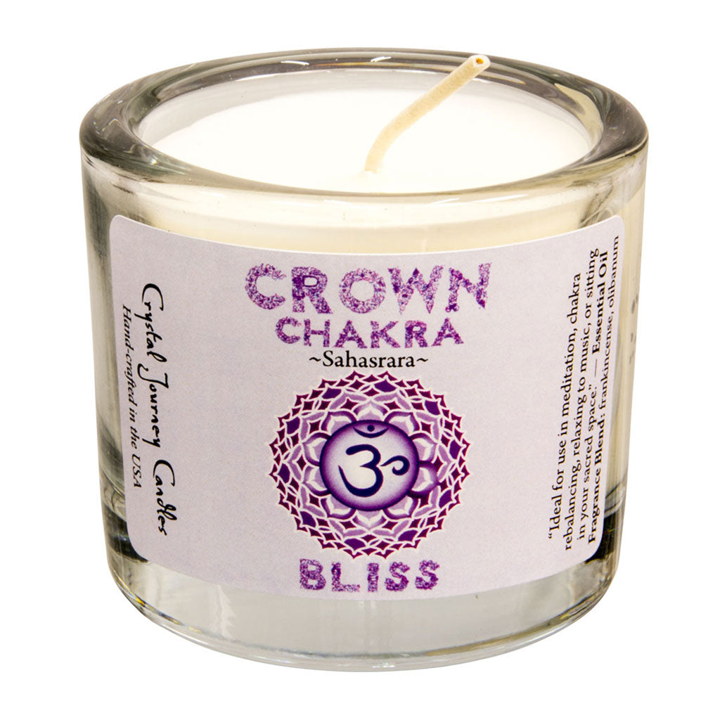 Crown Chakra Soy Votive Candle in Jar