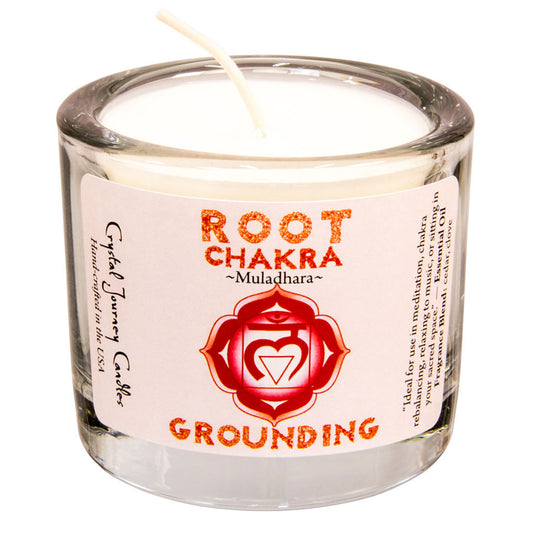 Root Chakra Soy Votive Candle in Jar