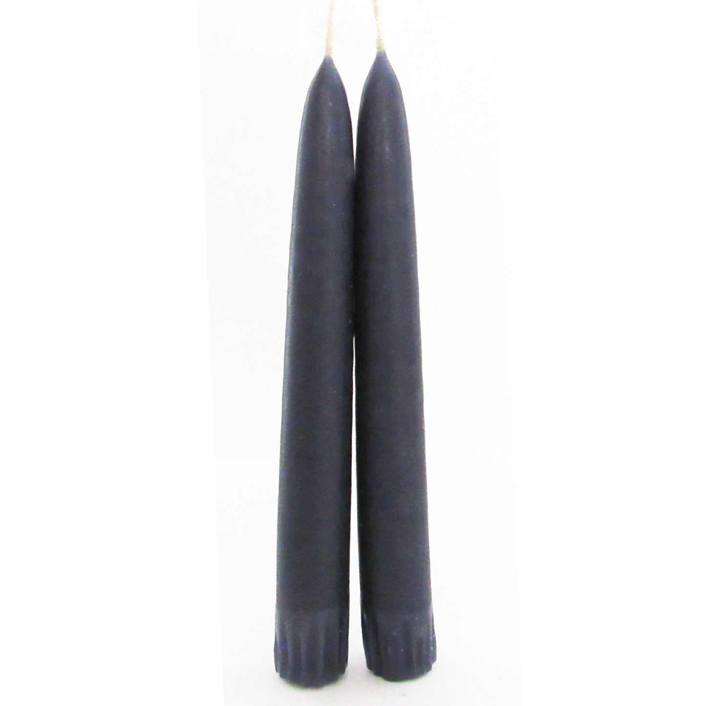 Old-Fashioned Taper Candle Pair (Dark Blue)