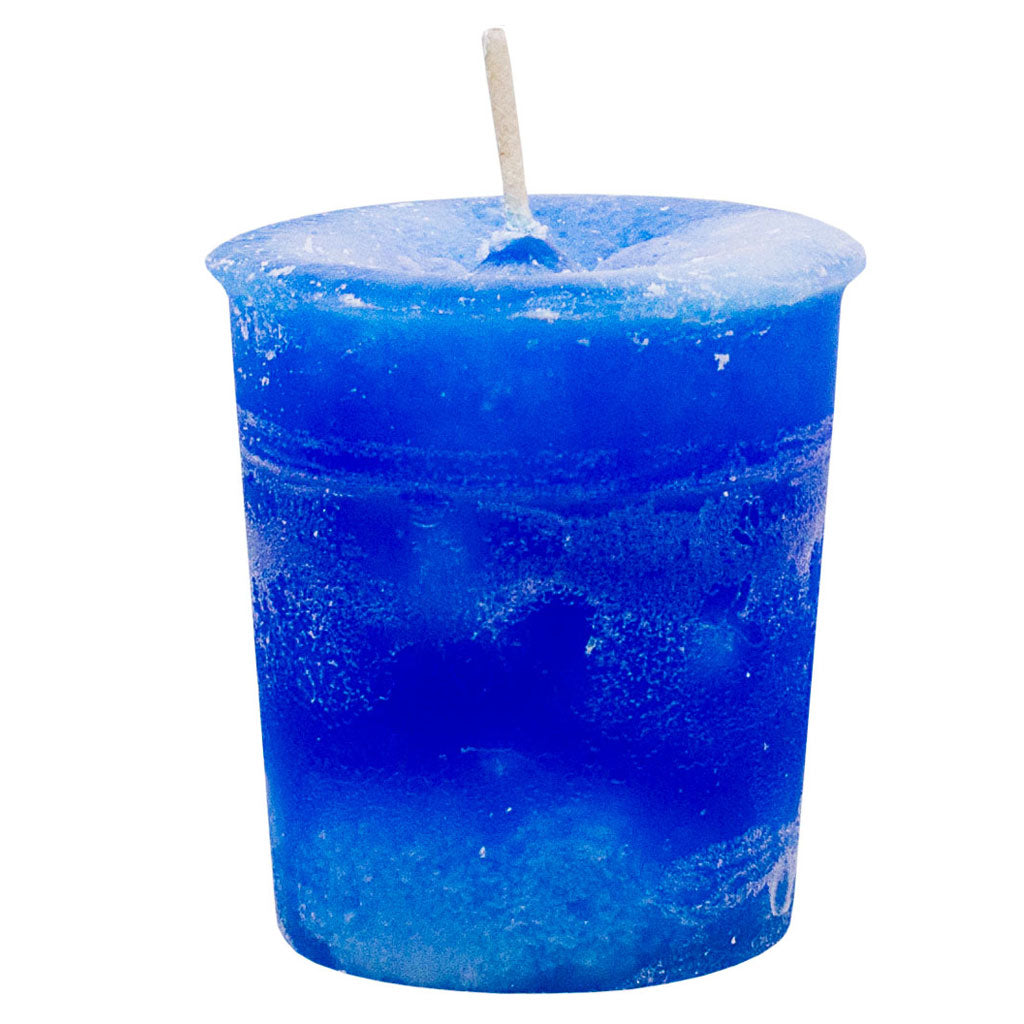 Throat Chakra Votive Candle