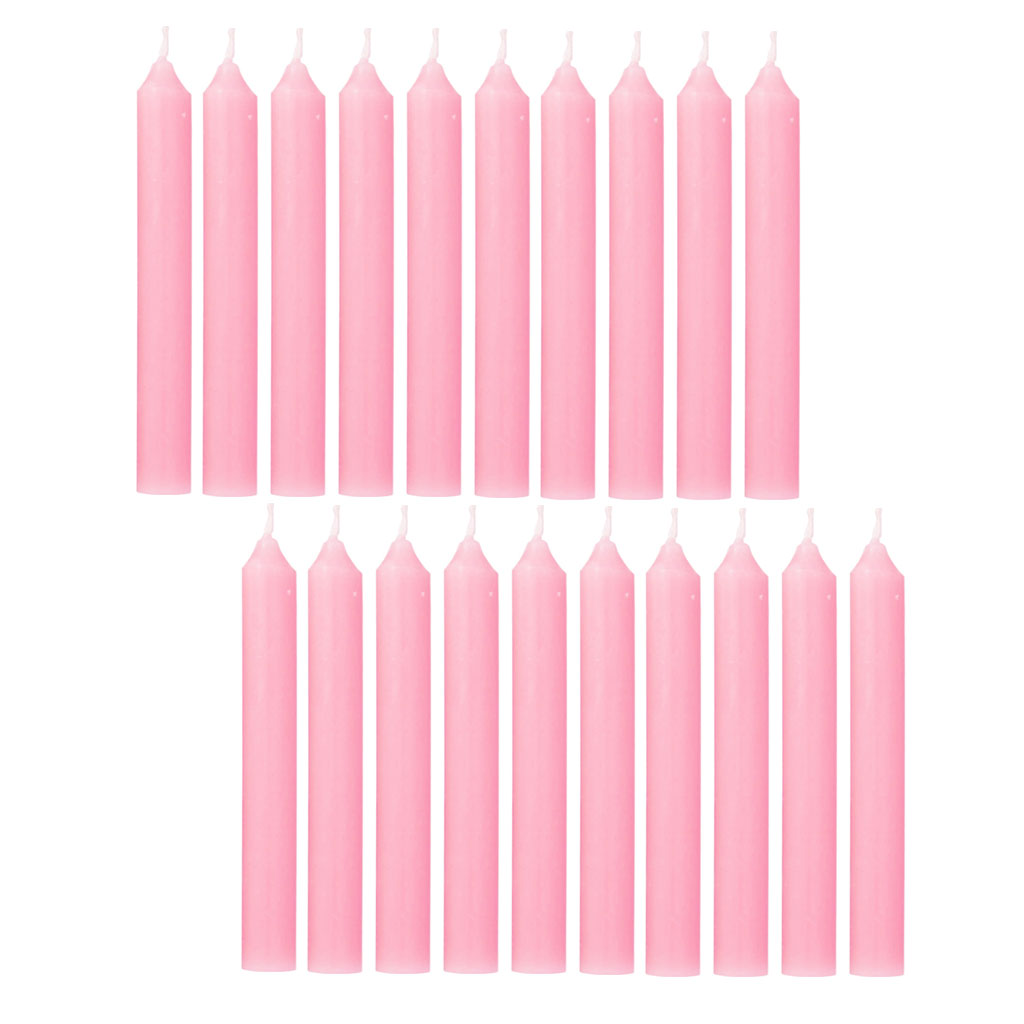 Pink Chime Candles (20 Pack)