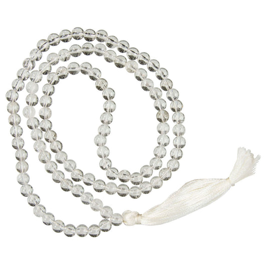 Quartz Mala Prayer Beads