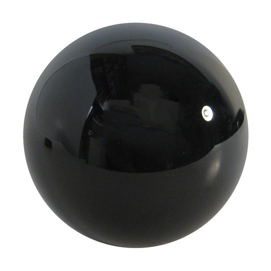 Large Black Crystal Gazing Ball (80 mm)