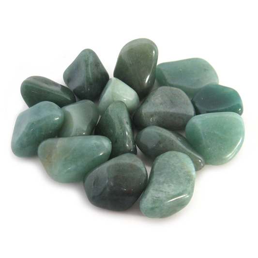 Green Aventurine Tumbled Stones (1 lb)