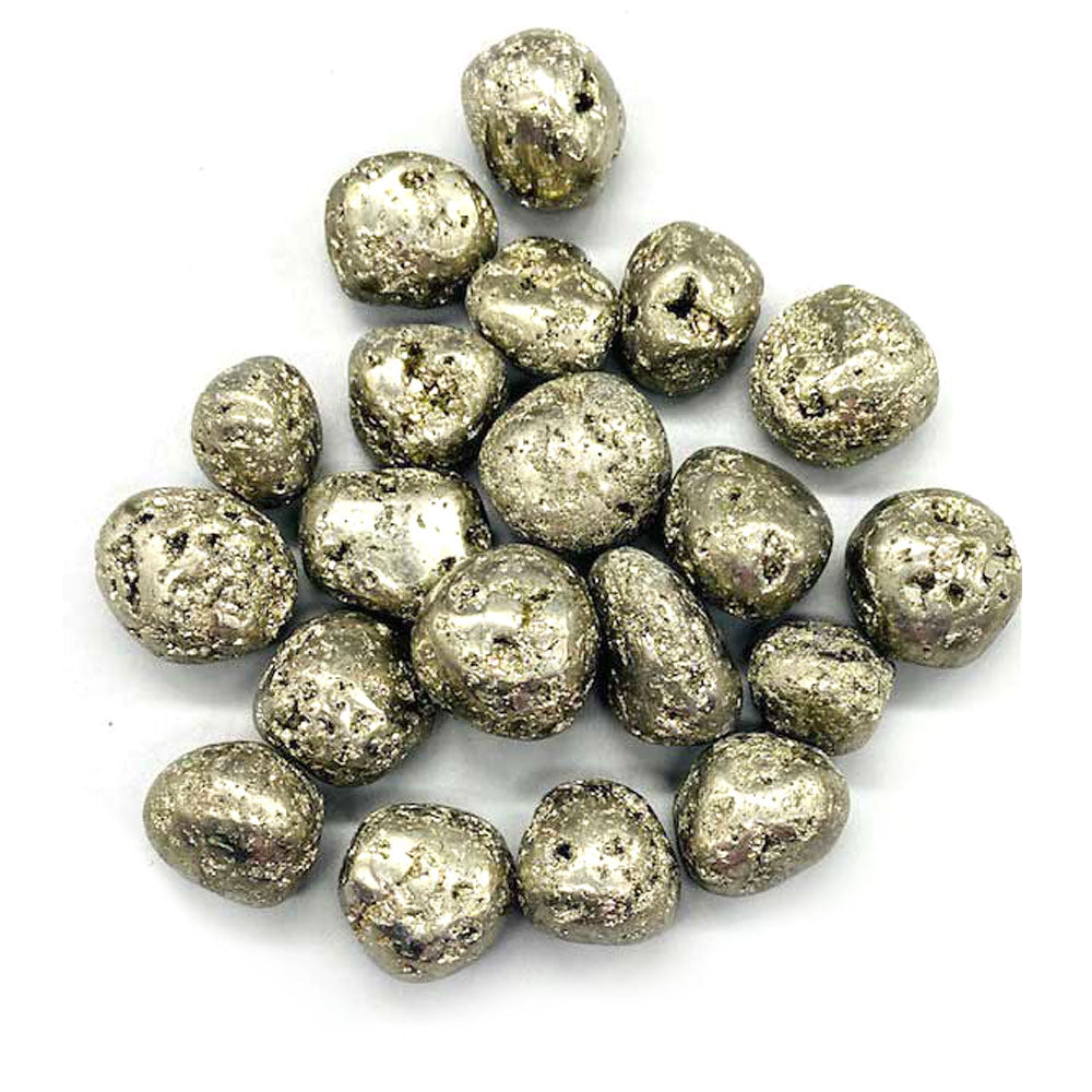 Pyrite Tumbled Stones (1 lb)