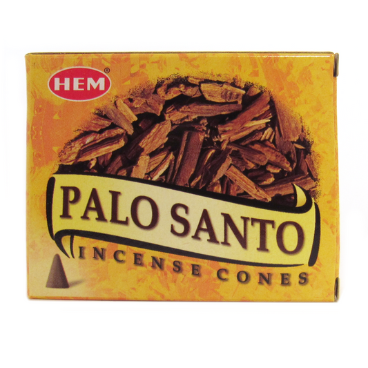 Palo Santo Incense Cones by HEM (Box of 10 Cones)