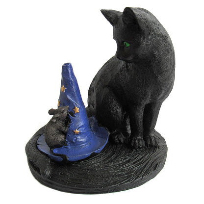 Magical Cat and Mouse Incense Burner