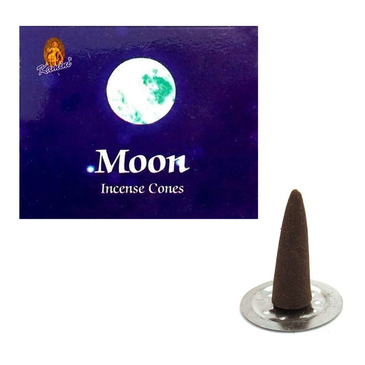 Moon Incense Cones by Kamini (Box of 10 Cones)