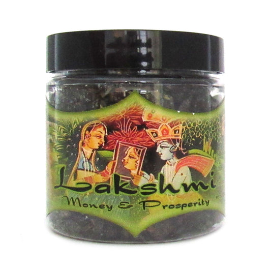 Lakshmi Resin Incense Jar (2.4 oz) by Prabhuji's