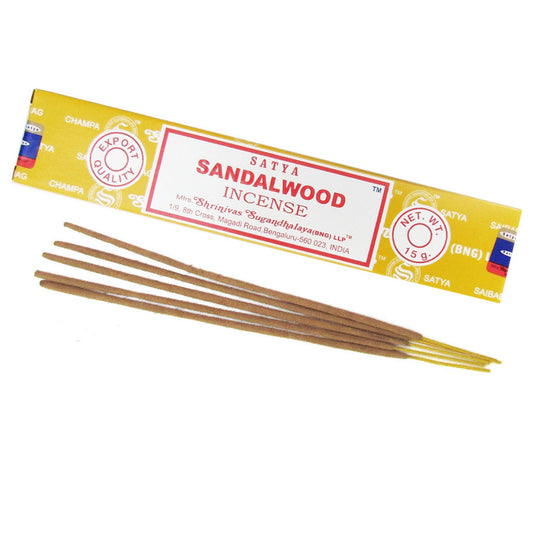 Sandalwood Incense Sticks (15g) by Satya