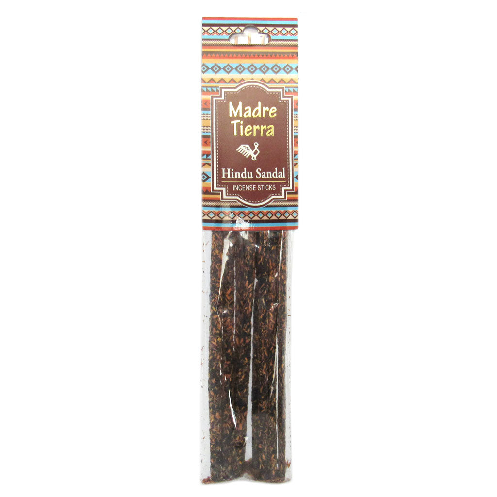 Hindu Sandal Incense Sticks by Madre Tierra (Package of 8)