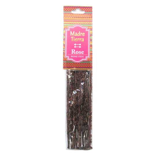 Rose Incense Sticks by Madre Tierra (Package of 8)