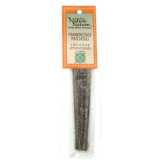 Frankincense & Patchouli Incense Sticks by Nature Nature (Package of 10)