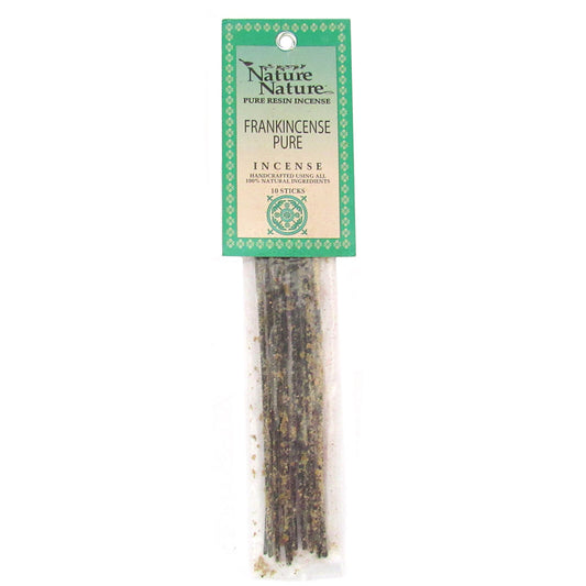 Frankincense Resin Incense Sticks by Nature Nature (Package of 10)