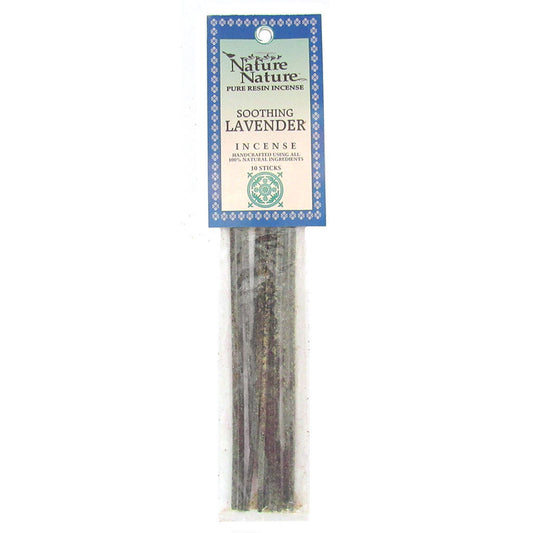 Soothing Lavender Resin Incense Sticks by Nature Nature (Package of 10)