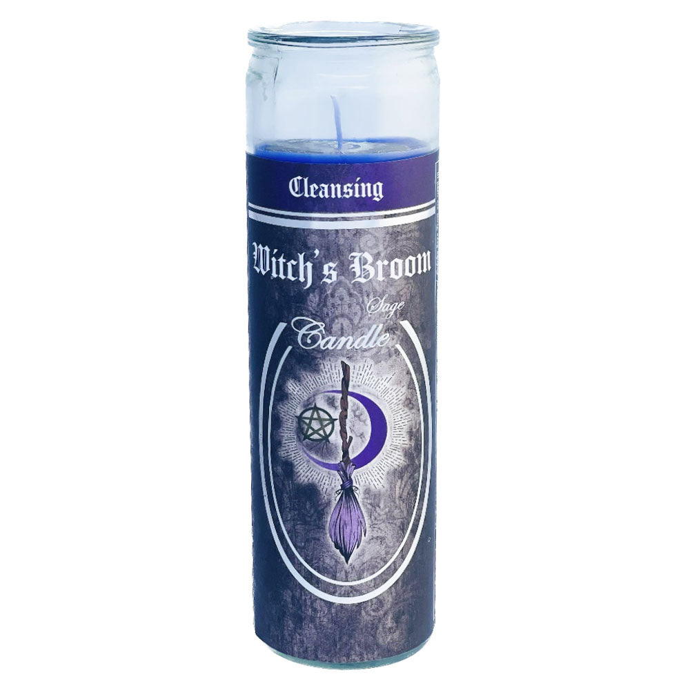 Witch's Broom Cleansing (Sage) Scented Jar Candle