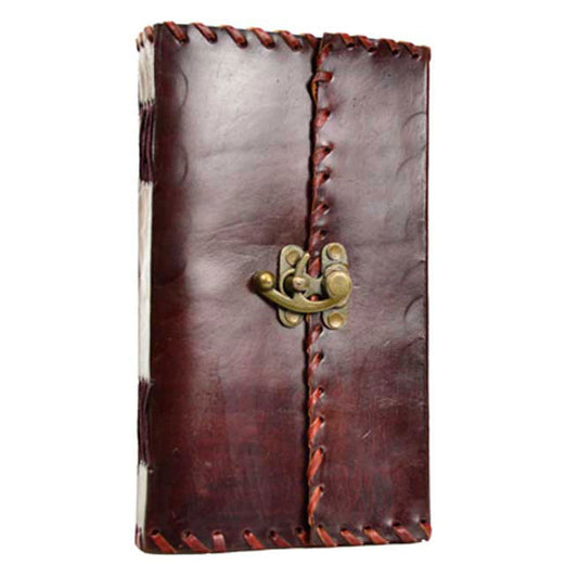 Classic Leather Blank Book with Latch