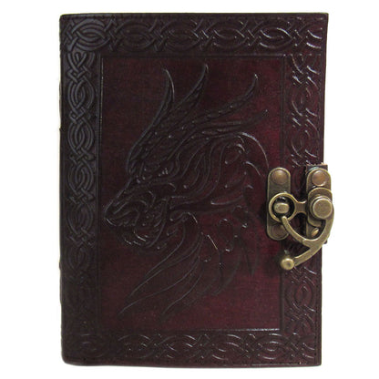 Celtic Dragon Leather Journal